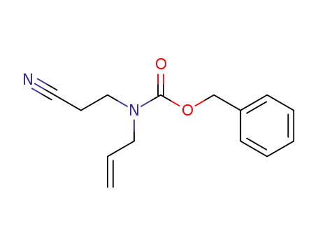 Allyl-(2-cyano-ethyl)-carbamic acid benzyl ester