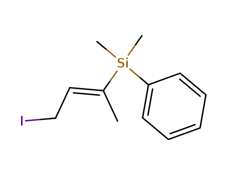 Silane, [(1E)-3-iodo-1-methyl-1-propenyl]dimethylphenyl-
