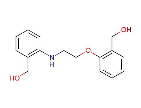 Molecular Structure of 507259-86-1 ({2-[2-(2-hydroxymethyl-phenylamino)-ethoxy]-phenyl}-methanol)