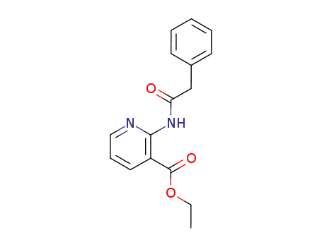 ethyl 2-amido-(N-phenylacetyl)nicotinate