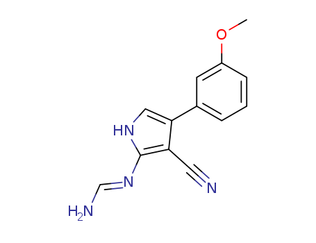 Methanimidamide, N-[3-cyano-4-(3-methoxyphenyl)-1H-pyrrol-2-yl]-