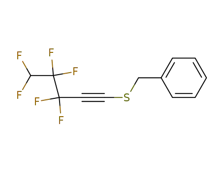 Benzene, [[(3,3,4,4,5,5-hexafluoro-1-pentynyl)thio]methyl]-