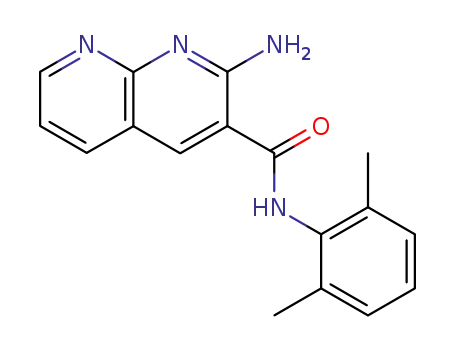 2-amino-3-{[(2,6-dimethylphenyl)amino]carbonyl}-1,8-naphthyridine