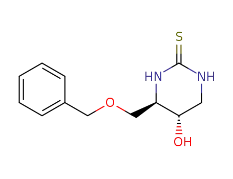 (4R,5S)-4-Benzyloxymethyl-5-hydroxy-tetrahydro-pyrimidine-2-thione