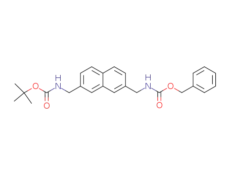 2-(benzyloxycarbonyl)aminomethyl-7-(t-butoxycarbonylaminomethyl)naphthalene