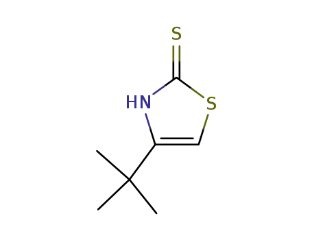 Molecular Structure of 2180-05-4 (4-TERT-BUTYL-THIAZOLE-2-THIOL)