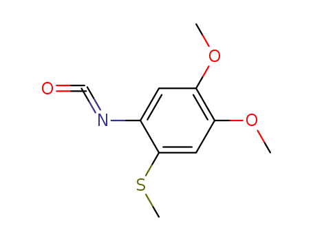 1-Isocyanato-4,5-dimethoxy-2-methylsulfanyl-benzene