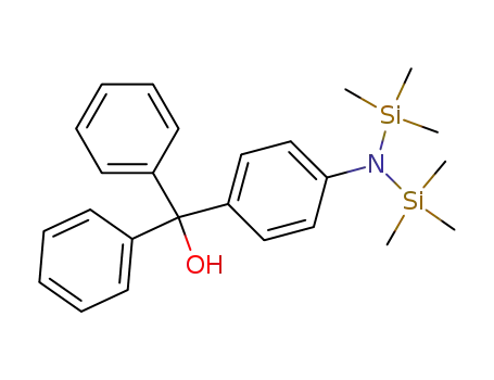Molecular Structure of 440333-21-1 (4-[bis(trimethylsilyl)amino]phenyl diphenyl methanol)