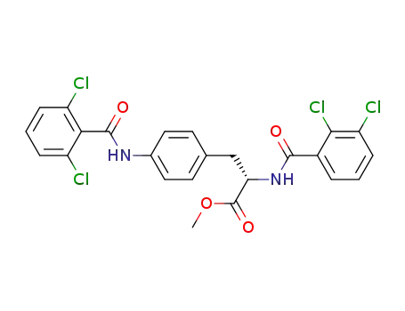 L-Phenylalanine,
N-(2,3-dichlorobenzoyl)-4-[(2,6-dichlorobenzoyl)amino]-, methyl ester