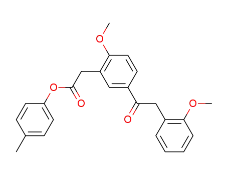 {2-Methoxy-5-[2-(2-methoxy-phenyl)-acetyl]-phenyl}-acetic acid p-tolyl ester