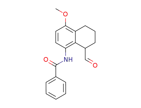 <i>N</i>-(8-formyl-4-methoxy-5,6,7,8-tetrahydro-naphthalen-1-yl)-benzamide