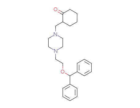 2-[4-(2-benzhydryloxy-ethyl)-piperazin-1-ylmethyl]-cyclohexanone