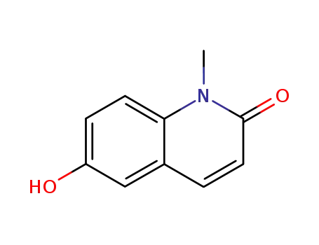 Molecular Structure of 69601-45-2 (6-Hydroxy-1-methylquinolin-2(1H)-one)