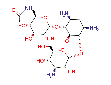 Molecular Structure of 31657-07-5 (6'-acetylkanamycin)