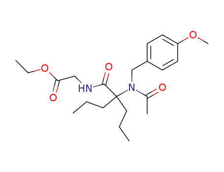 N-acetyl-N-(4-methoxybenzyl)-α,α-dipropylglycylglycine ethyl ester