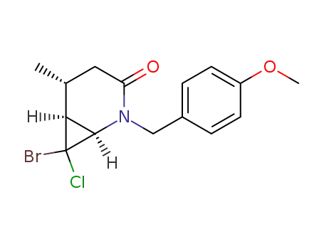 (1R,5R,6S)-7-bromo-7-chloro-2-(4-methoxybenzyl)-5-methyl-2-azabicyclo[4.1.0]heptan-3-one