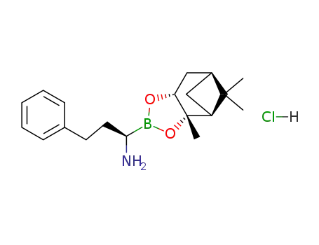 Molecular Structure of 476334-33-5 ((R)-BorohomoPhe-(+)-Pinanediol-HCl)