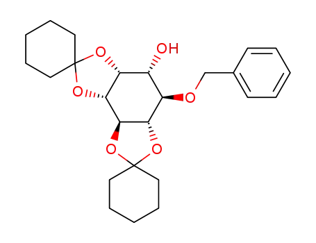 Molecular Structure of 116907-54-1 (4-O-BENZYL-1,2:3,4-DI-O-CYCLOHEXYLIDENE-D-MYO-INOSITOL)