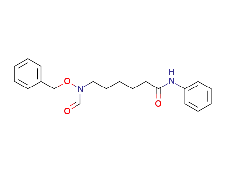 Molecular Structure of 871566-48-2 (6-(benzyloxy-formyl-amino)-hexanoic acid phenylamide)