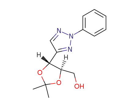 2-phenyl-4-(D-threo-O-1',2'-isopropylidene-3'-hydroxypropyl)-2H-1,2,3-triazole