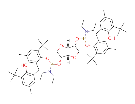 Molecular Structure of 282716-80-7 (C<sub>60</sub>H<sub>90</sub>N<sub>2</sub>O<sub>8</sub>P<sub>2</sub>)