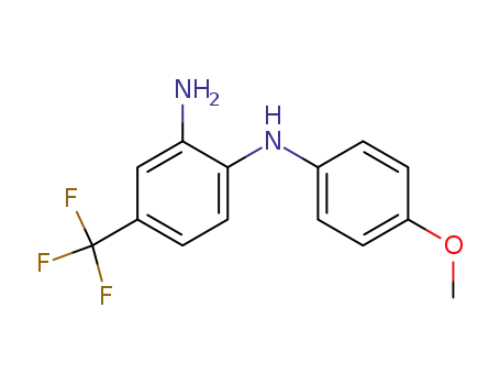 <i>N</i><sup>1</sup>-(4-methoxy-phenyl)-4-trifluoromethyl-benzene-1,2-diamine