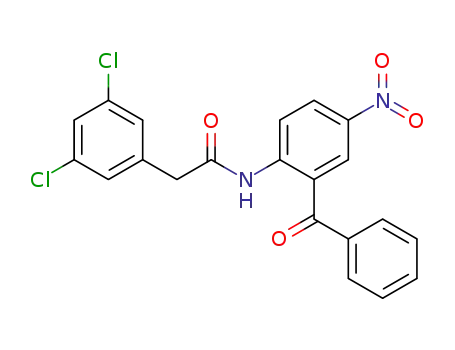 N-(2-benzoyl-4-nitrophenyl)-2-(3,5-dichlorphenyl)acetamide