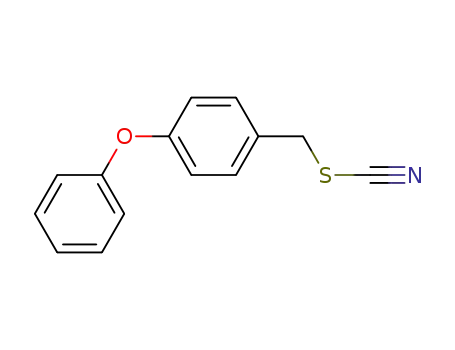 Molecular Structure of 73909-02-1 (4-Phenoxybenzyl thiocyanate)