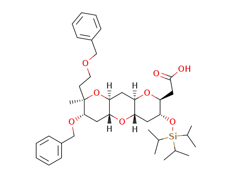 [(2S,3R,4aS,6S,7R,8aS,9aR,10aR)-6-Benzyloxy-7-(2-benzyloxy-ethyl)-7-methyl-3-triisopropylsilanyloxy-decahydro-1,8,10-trioxa-anthracen-2-yl]-acetic acid