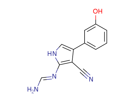 N'-(3-Cyano-4-(3-hydroxyphenyl)-1H-pyrrol-2-yl)formamidine