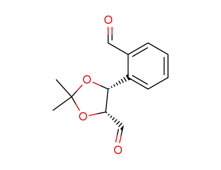 (4R-cis)-5-(2'-formylphenyl)-2,2-dimethyl-1,3-dioxolane-4-carboxaldehyde