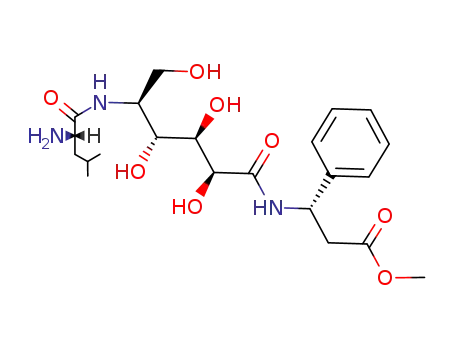 (S)-3-[(2S,3R,4R,5S)-5-((S)-2-Amino-4-methyl-pentanoylamino)-2,3,4,6-tetrahydroxy-hexanoylamino]-3-phenyl-propionic acid methyl ester