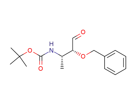 (2R,3S)-3-[(tert-butyloxycarbonyl)amino]-2-(benzyloxy)butanal