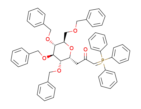 2-oxo-3-(2',3',4',6'-tetra-O-benzyl-α-D-glucopyranosyl)propylidenetriphenylphosphorane