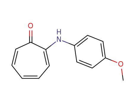 Molecular Structure of 118818-41-0 (N-(4-methoxyphenyl)-2-aminotropone)