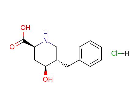 (2,4-cis/2,5-trans)-5-benzyl-4-hydroxy-piperidine-2-carboxylic acid hydrochloride