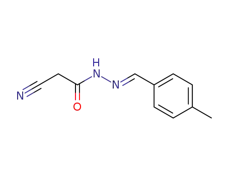 2-cyano-N′-[(1E)-(4-methylphenyl)methylidene]acetohydrazide