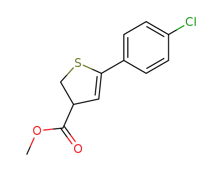5-(4-chloro-phenyl)-2,3-dihydro-thiophene-3-carboxylic acid methyl ester