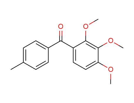 Methanone,(4-methylphenyl)(2,3,4-trimethoxyphenyl)- cas  6342-98-9