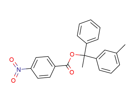 4-nitro-benzoic acid 1-phenyl-1-<i>m</i>-tolyl-ethyl ester
