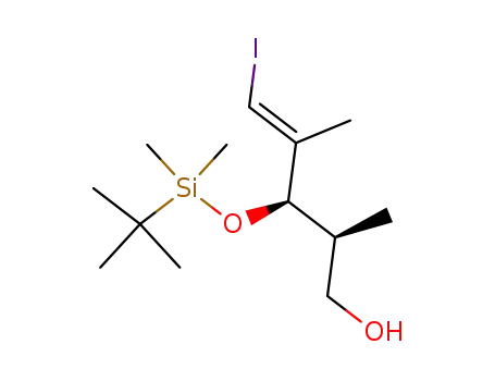 (E)-(2S,3R)-3-(tert-Butyl-dimethyl-silanyloxy)-5-iodo-2,4-dimethyl-pent-4-en-1-ol