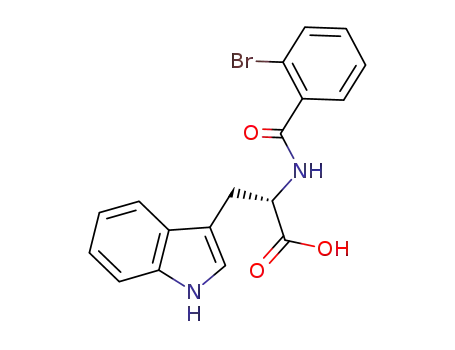 Molecular Structure of 317321-65-6 (L-Tryptophan, N-(2-bromobenzoyl)-)