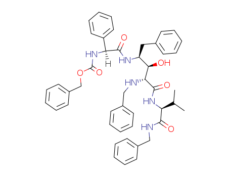 (2R,3S,4S)-N-[2-(BENZYLAMINO)-4-[[N-[(BENZYLOXY)CARBONYL]-((S)-PHENYLGLYCYL]AMINO]-3-HYDROXY-5-PHENYLPENTANOYL]VALINEBENZYLAMIDECAS