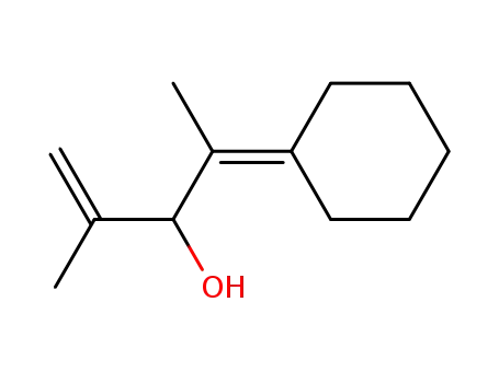 4-cyclohexylidene-2-methylpent-1-en-3-ol