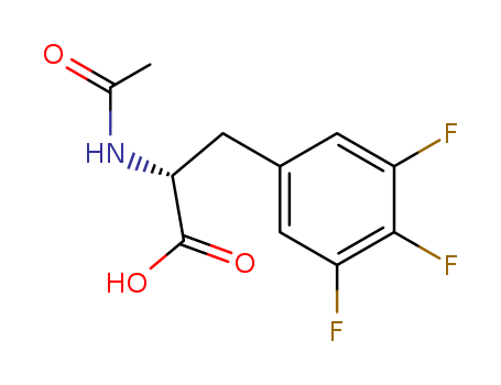 (2R)-2-acetamido-3-(3,4,5-trifluorophenyl)propanoic acid