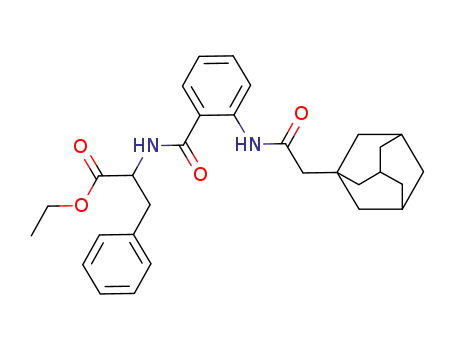 2(R,S)-[2-(2-adamantan-1-yl-acetylamino)-benzoylamino]-3-phenyl-propionic acid ethyl ester