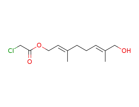 Acetic acid, chloro-, 8-hydroxy-3,7-dimethyl-2,6-octadienyl ester, (E,E)-