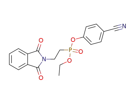 Phosphonic acid, [2-(1,3-dihydro-1,3-dioxo-2H-isoindol-2-yl)ethyl]-,
4-cyanophenyl ethyl ester