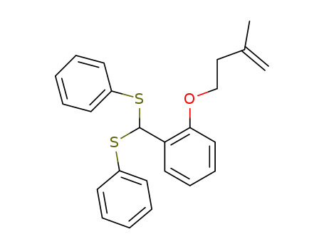 1-(Bis-phenylsulfanyl-methyl)-2-(3-methyl-but-3-enyloxy)-benzene