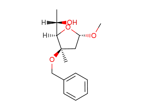 methyl 3-O-benzyl-2,6-dideoxy-3-C-methyl-β-L-xylo-hexofuranoside